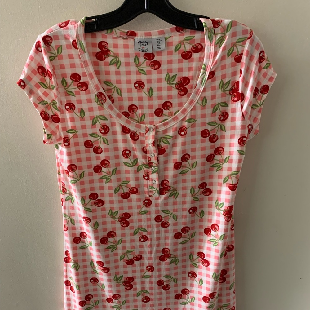 Cherry Pattern Night Dress